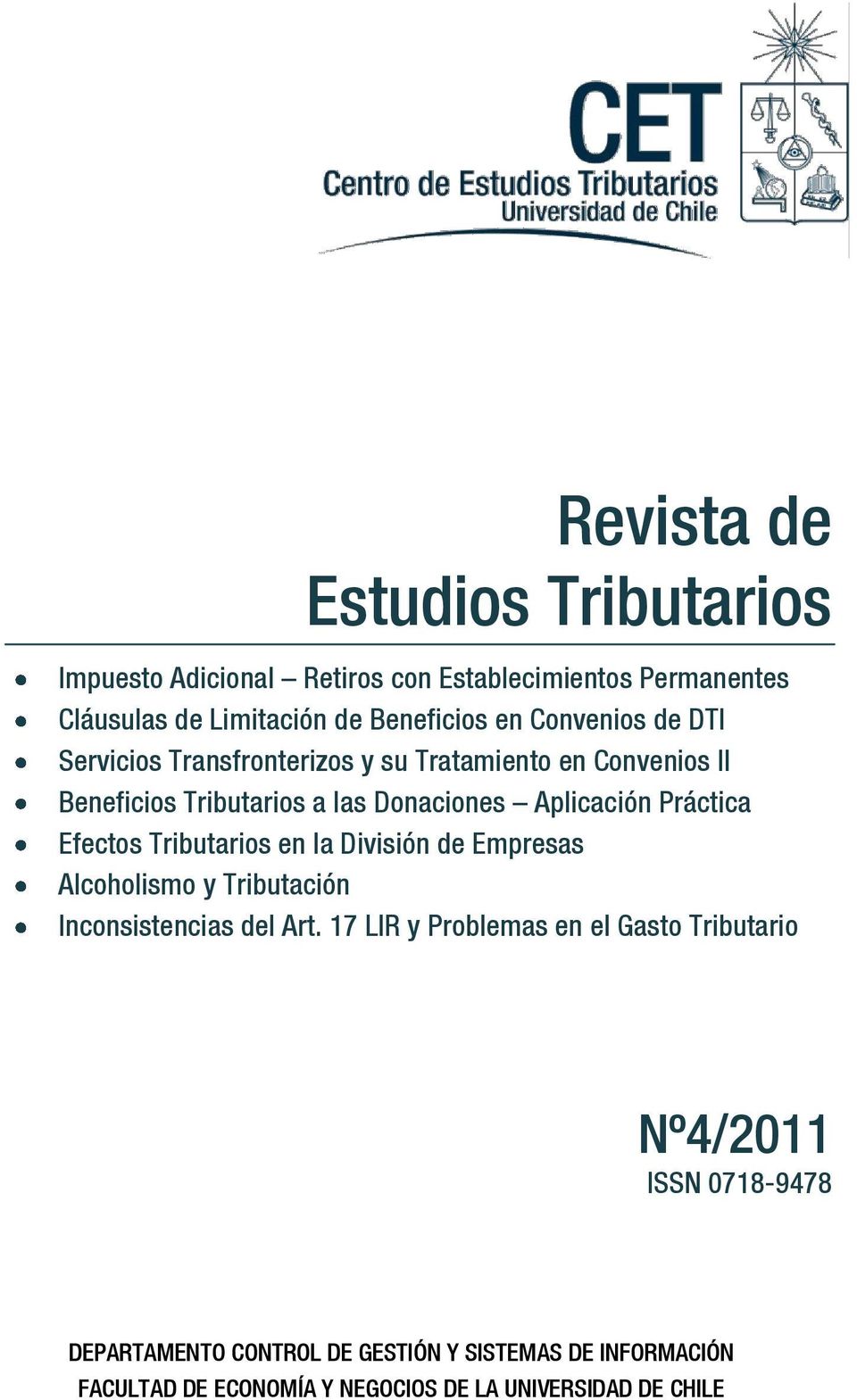Efectos Tributarios en la División de Empresas Alcoholismo y Tributación Inconsistencias del Art.