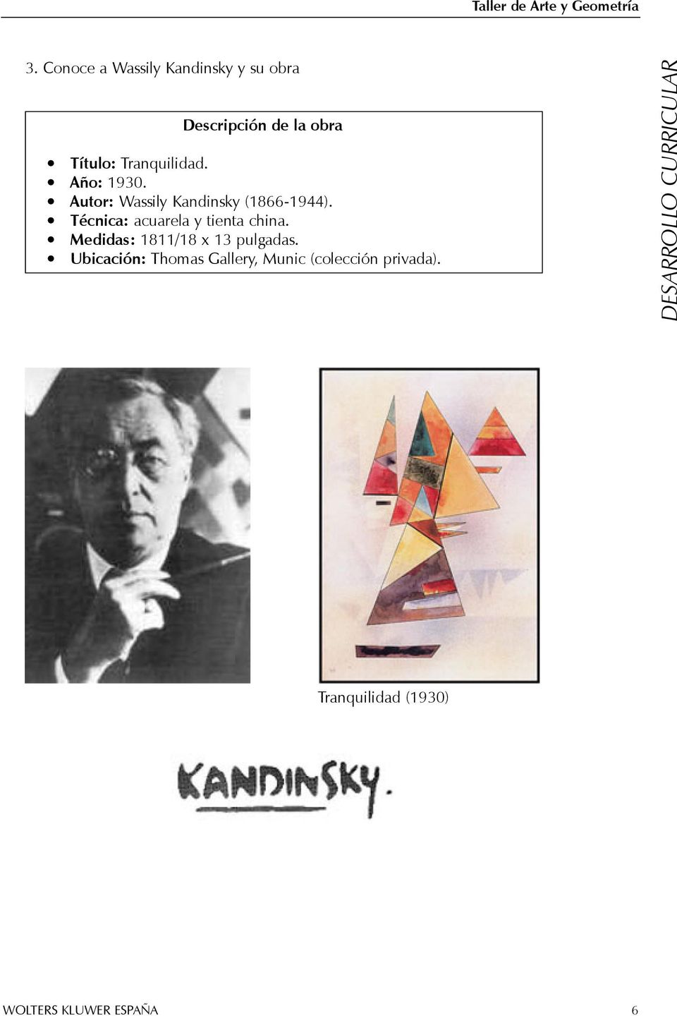 Año: 1930. Autor: Wassily Kandinsky (1866-1944).