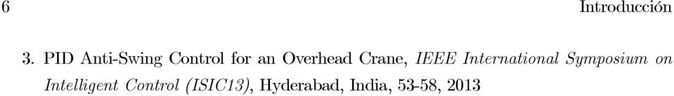 Overhead Crane, IEEE International