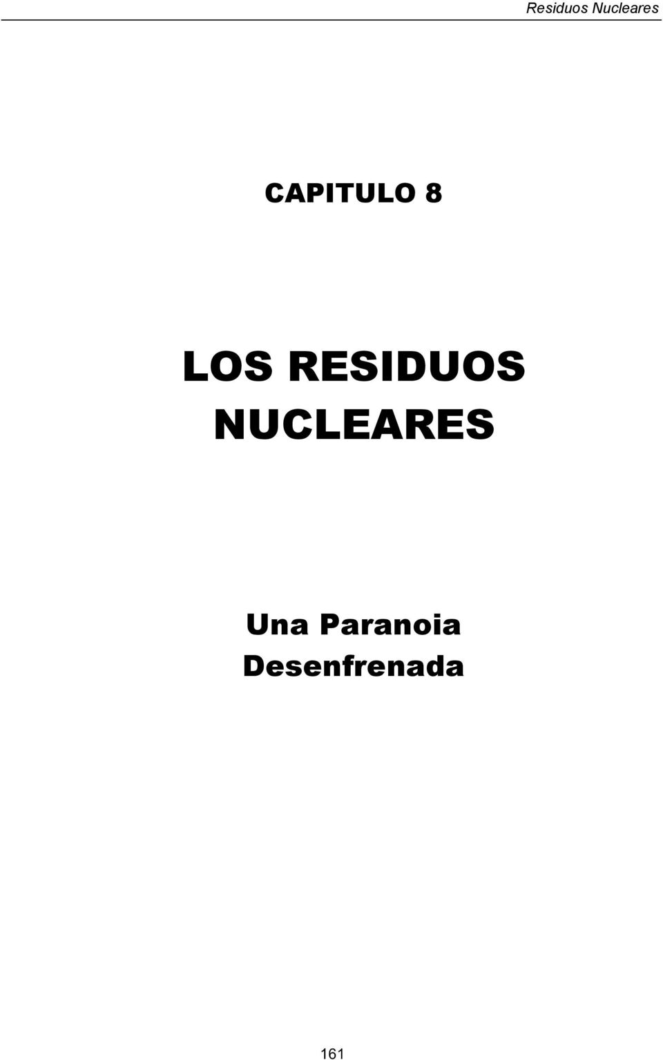 RESIDUOS NUCLEARES