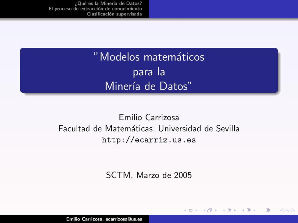 Matemáticas, Universidad de Sevilla
