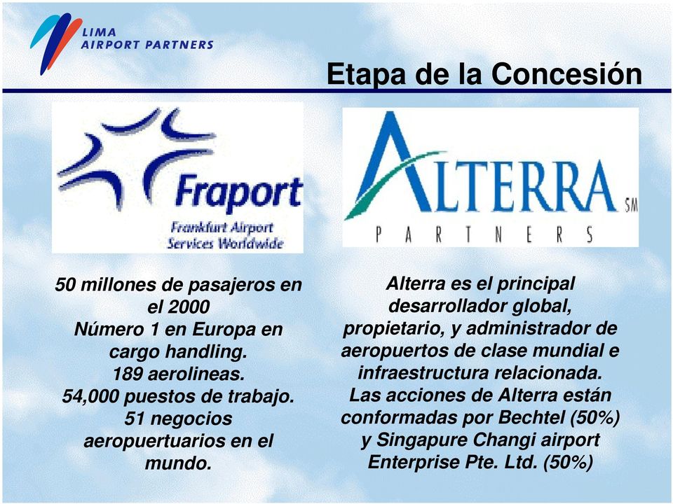 Alterra es el principal desarrollador global, propietario, y administrador de aeropuertos de clase mundial