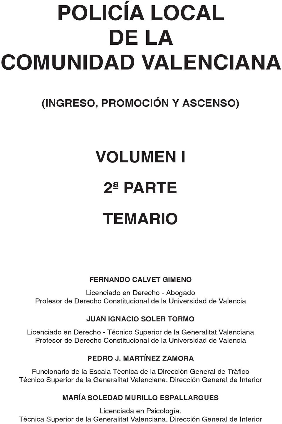 Constitucional de la Universidad de Valencia PEDRO J.