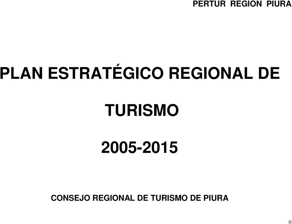 TURISMO 2005-2015 CONSEJO