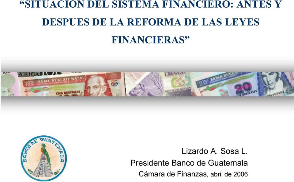 FINANCIERAS Lizardo A. Sosa L.