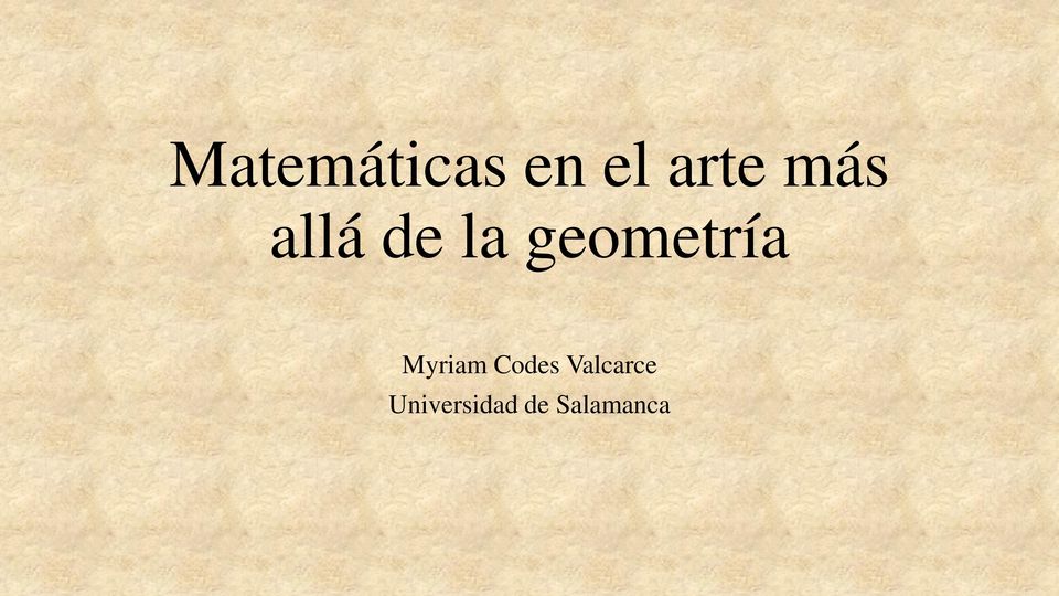 geometría Myriam Codes