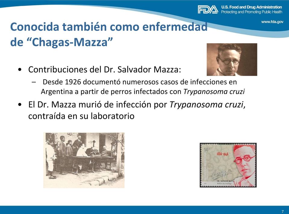 Argentina a partir de perros infectados con Trypanosoma cruzi El Dr.