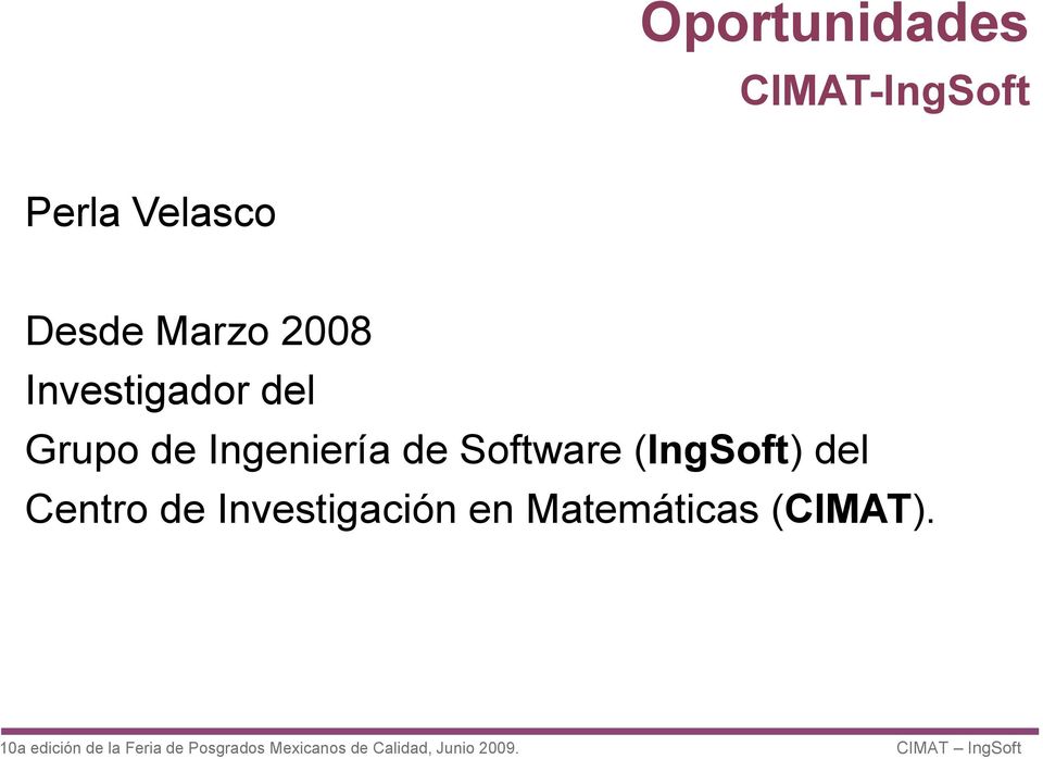 Ingeniería de Software (IngSoft) del