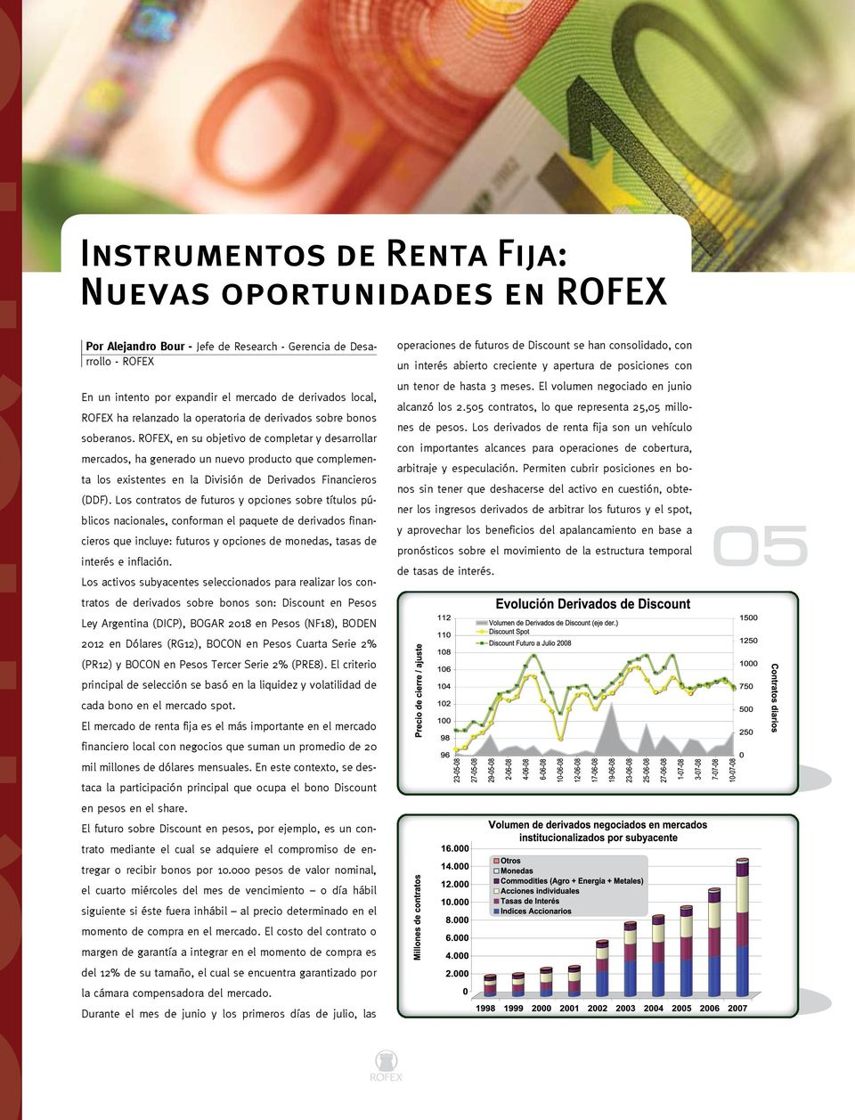 ROFEX, en su objetivo de completar y desarrollar mercados, ha generado un nuevo producto que complementa los existentes en la División de Derivados Financieros (DDF).