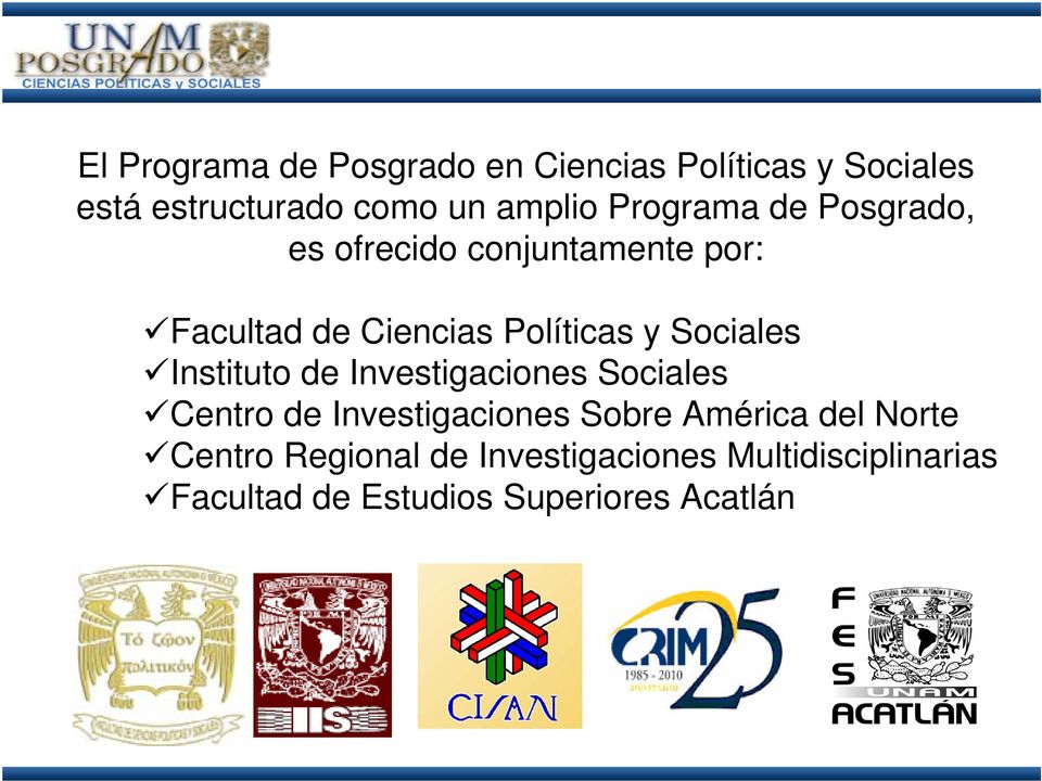 Sociales Instituto de Investigaciones Sociales Centro de Investigaciones Sobre América del