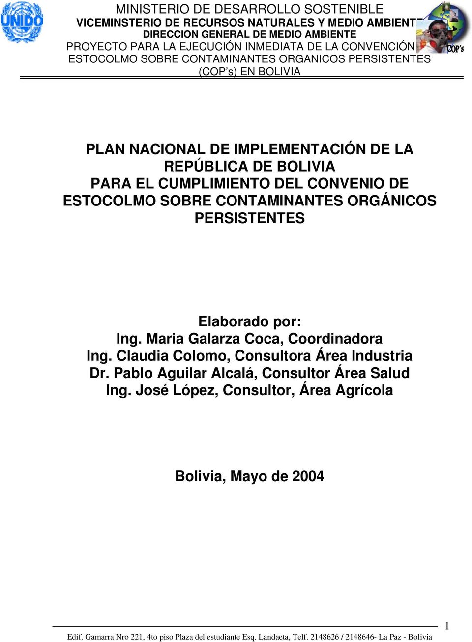 Claudia Colomo, Consultora Área Industria Dr. Pablo Aguilar Alcalá, Consultor Área Salud Ing.