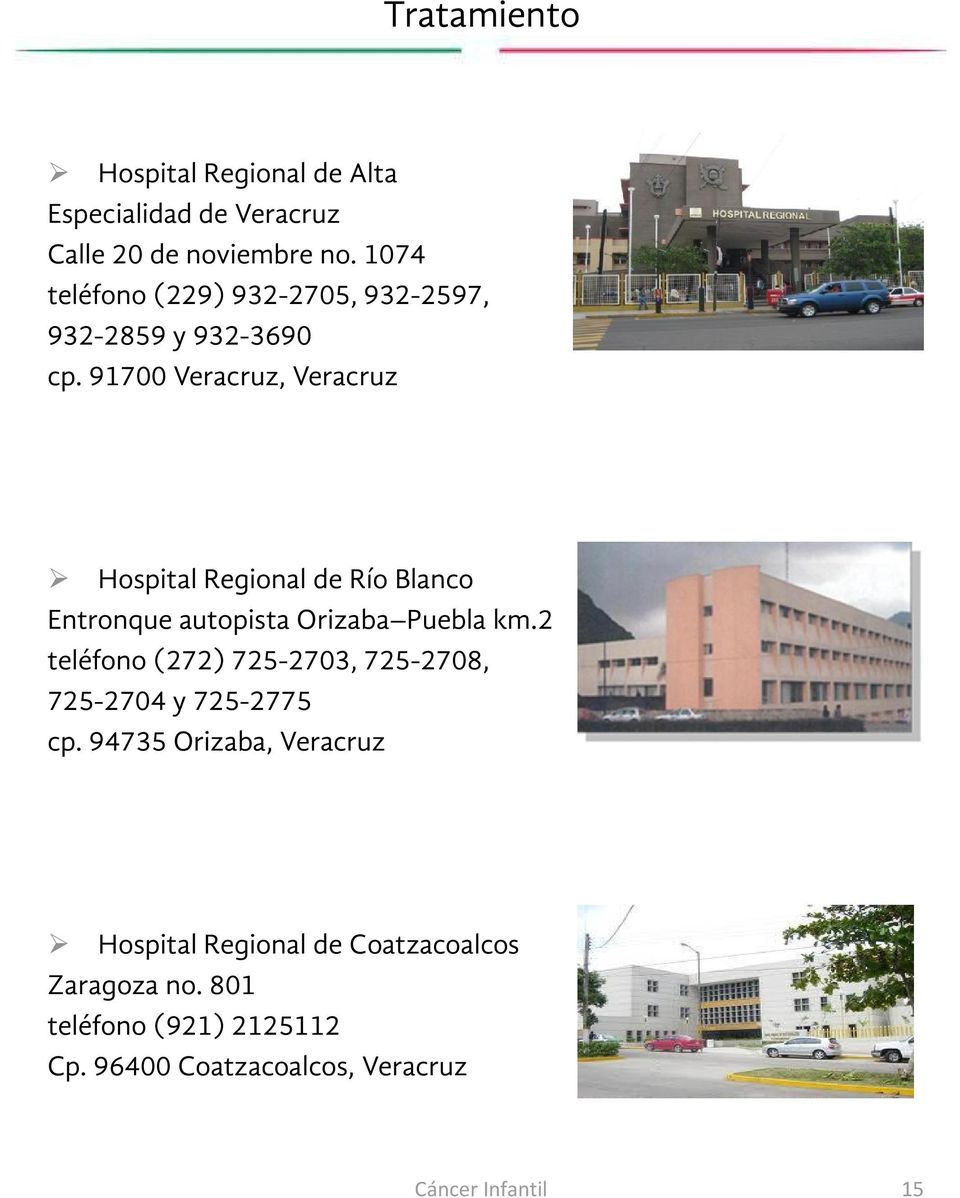 91700 Veracruz, Veracruz Hospital Regional de Río Blanco Entronque autopista Orizaba Puebla km.