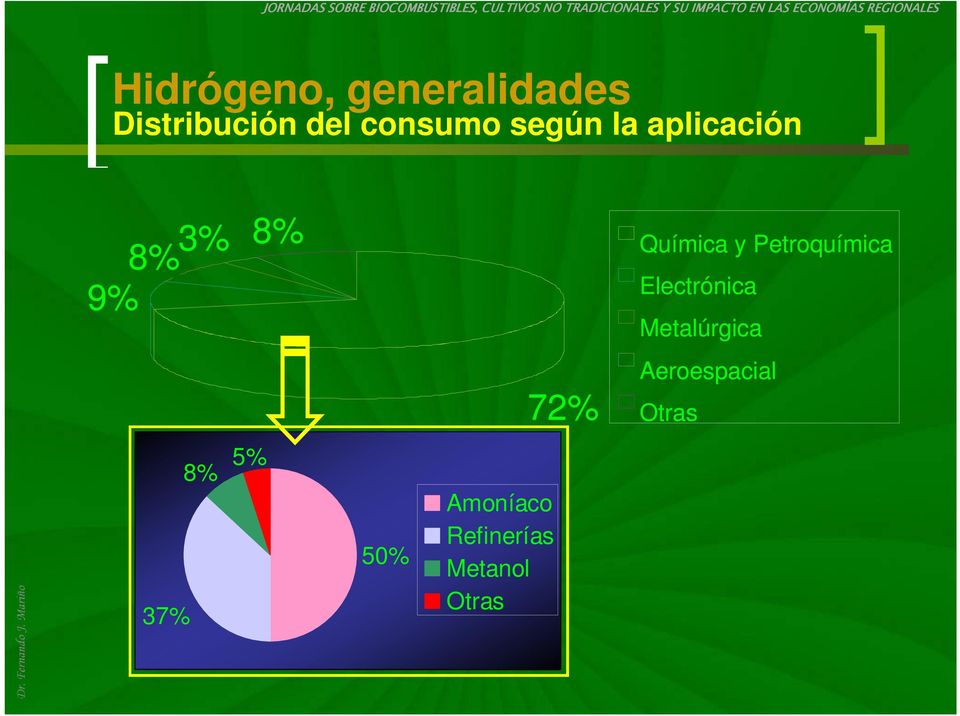 Petroquímica 9% Electrónica Metalúrgica 72%