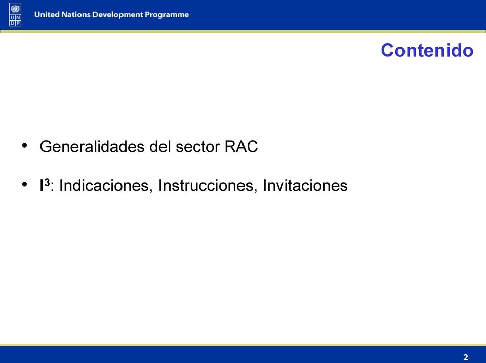 sector RAC I 3 :