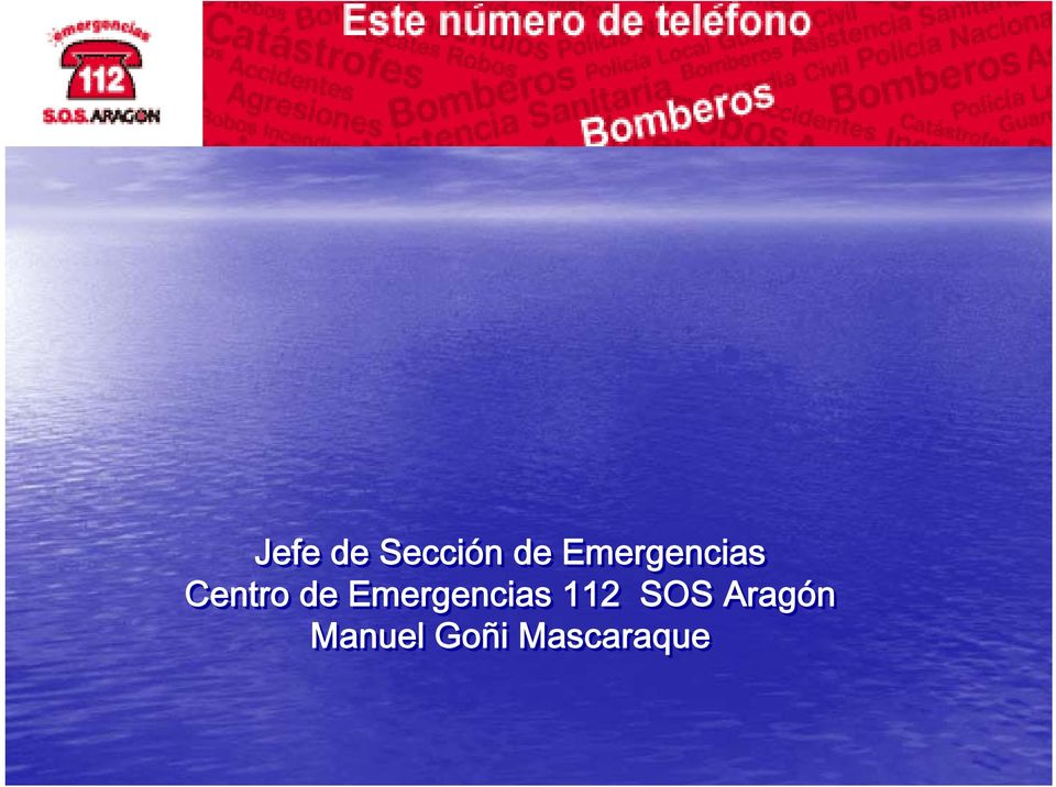 Emergencias 112 SOS