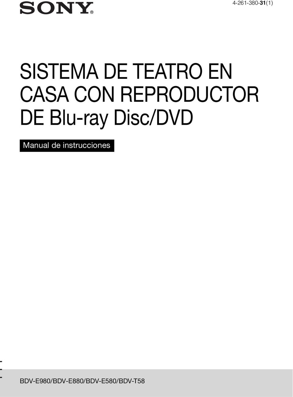 Blu-ray Disc/DVD Manual de