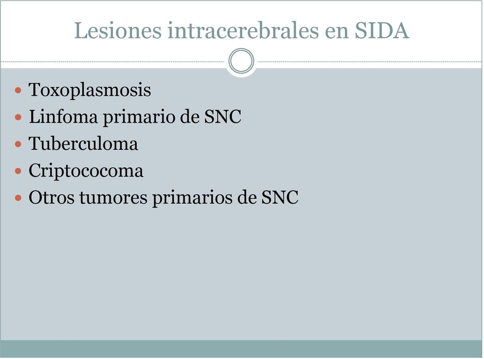 primario de SNC Tuberculoma