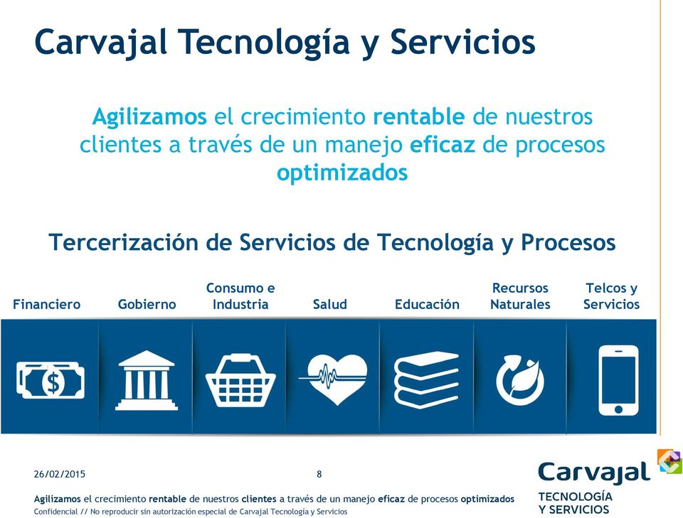 Tercerización de Servicios de Tecnología y Procesos Financiero Gobierno