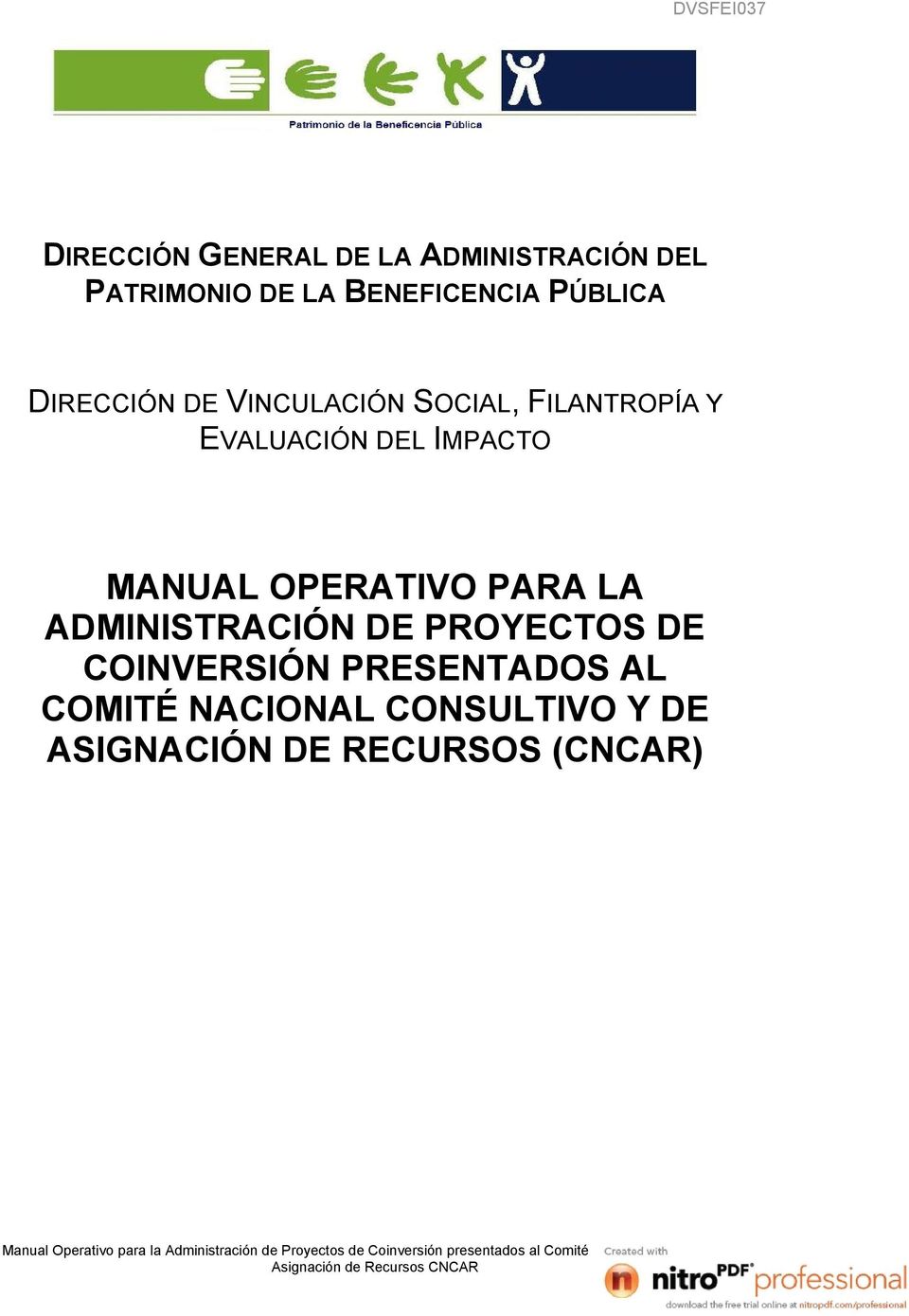 IMPACTO MANUAL OPERATIVO PARA LA ADMINISTRACIÓN DE PROYECTOS DE