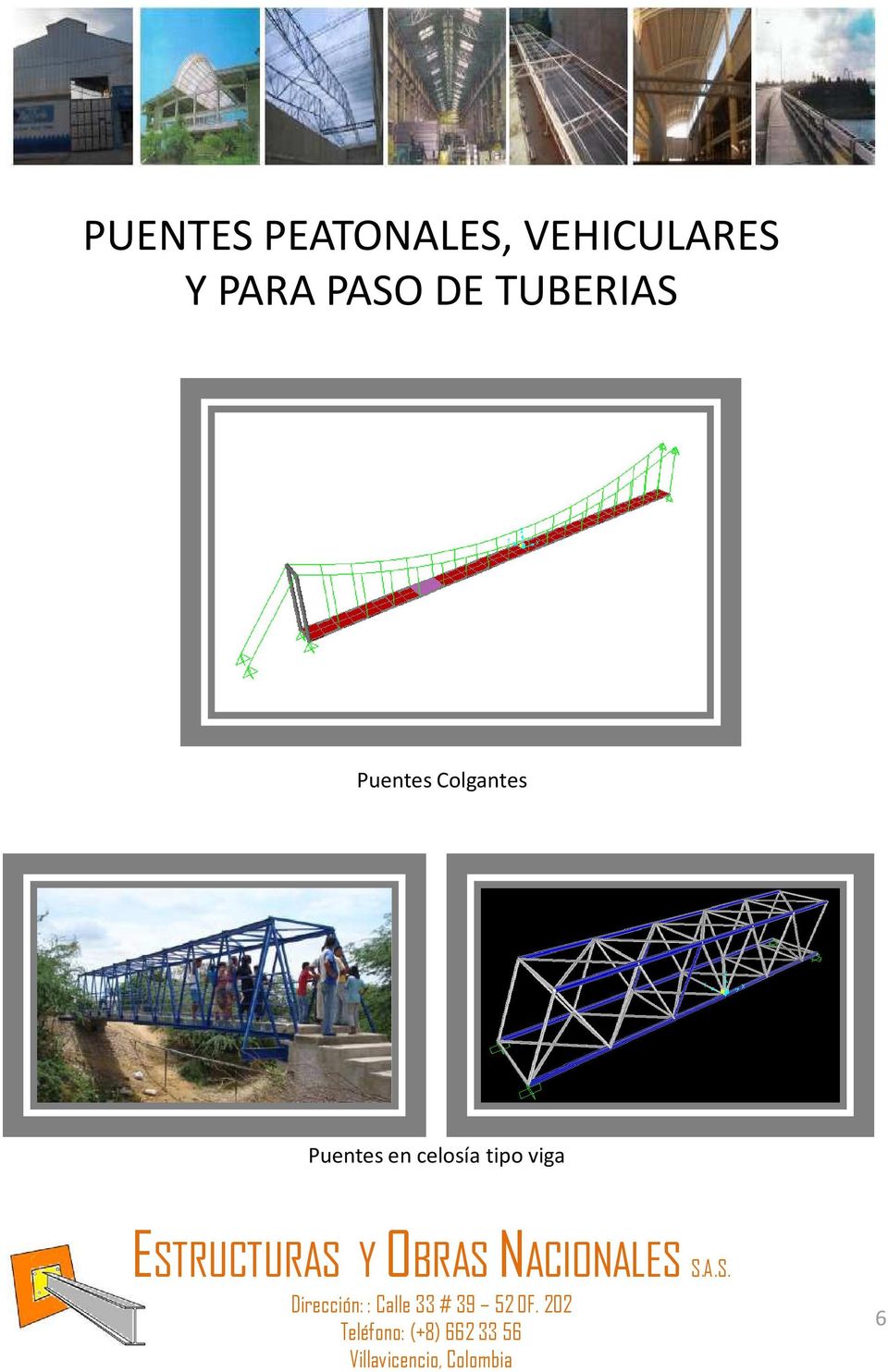 DE TUBERIAS Puentes