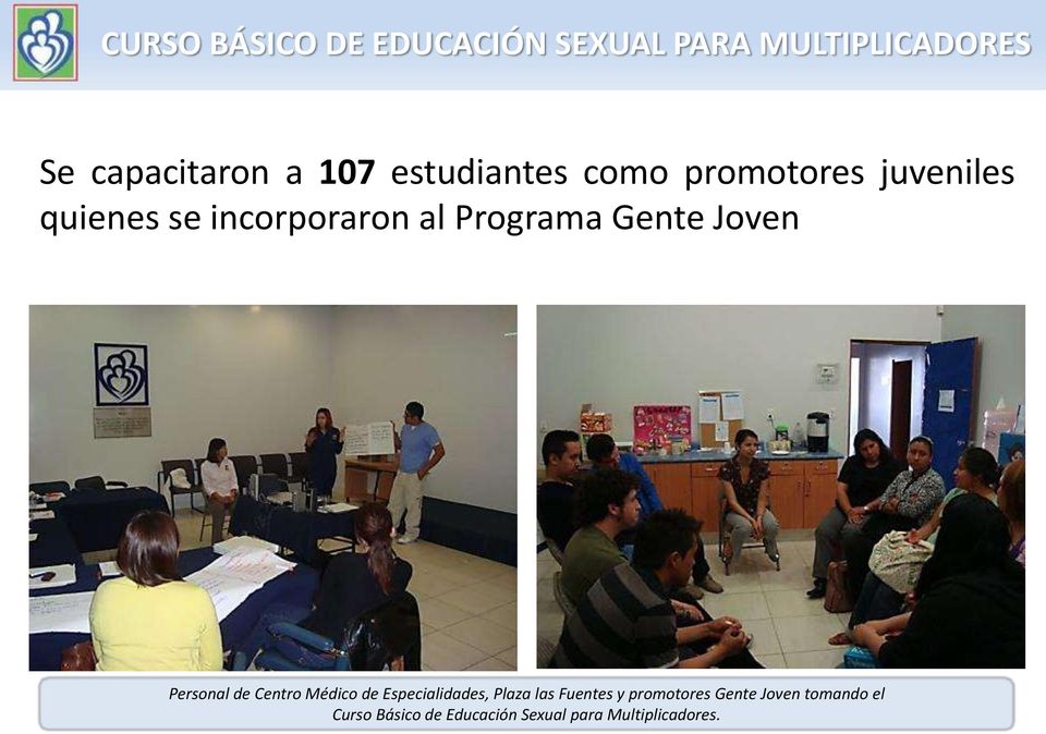 Gente Joven Personal de Centro Médico de Especialidades, Plaza las Fuentes y