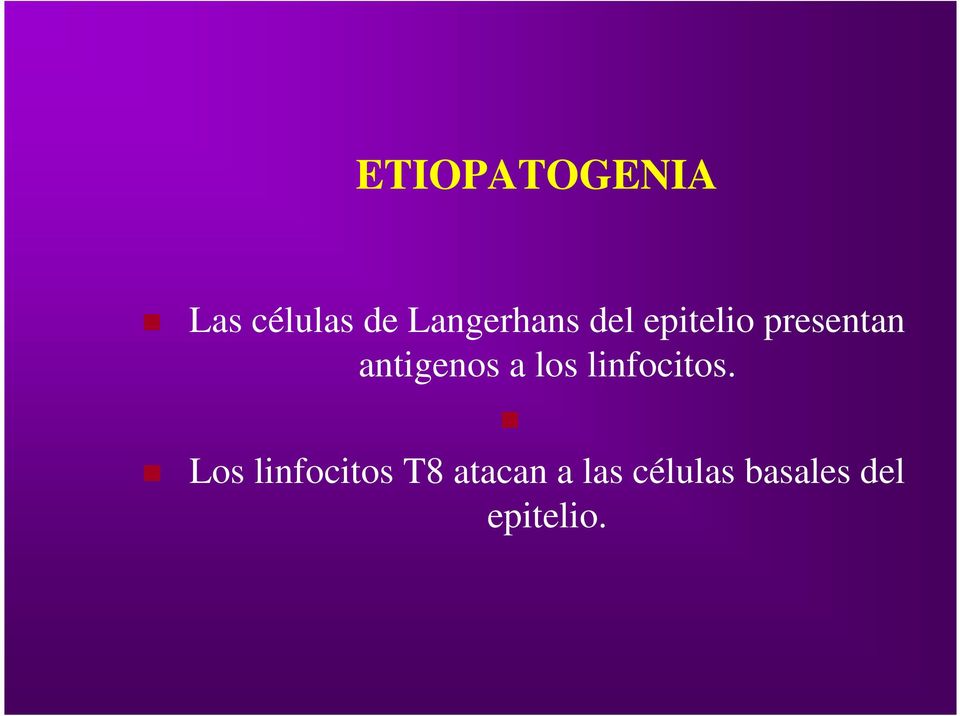 antigenos a los linfocitos.