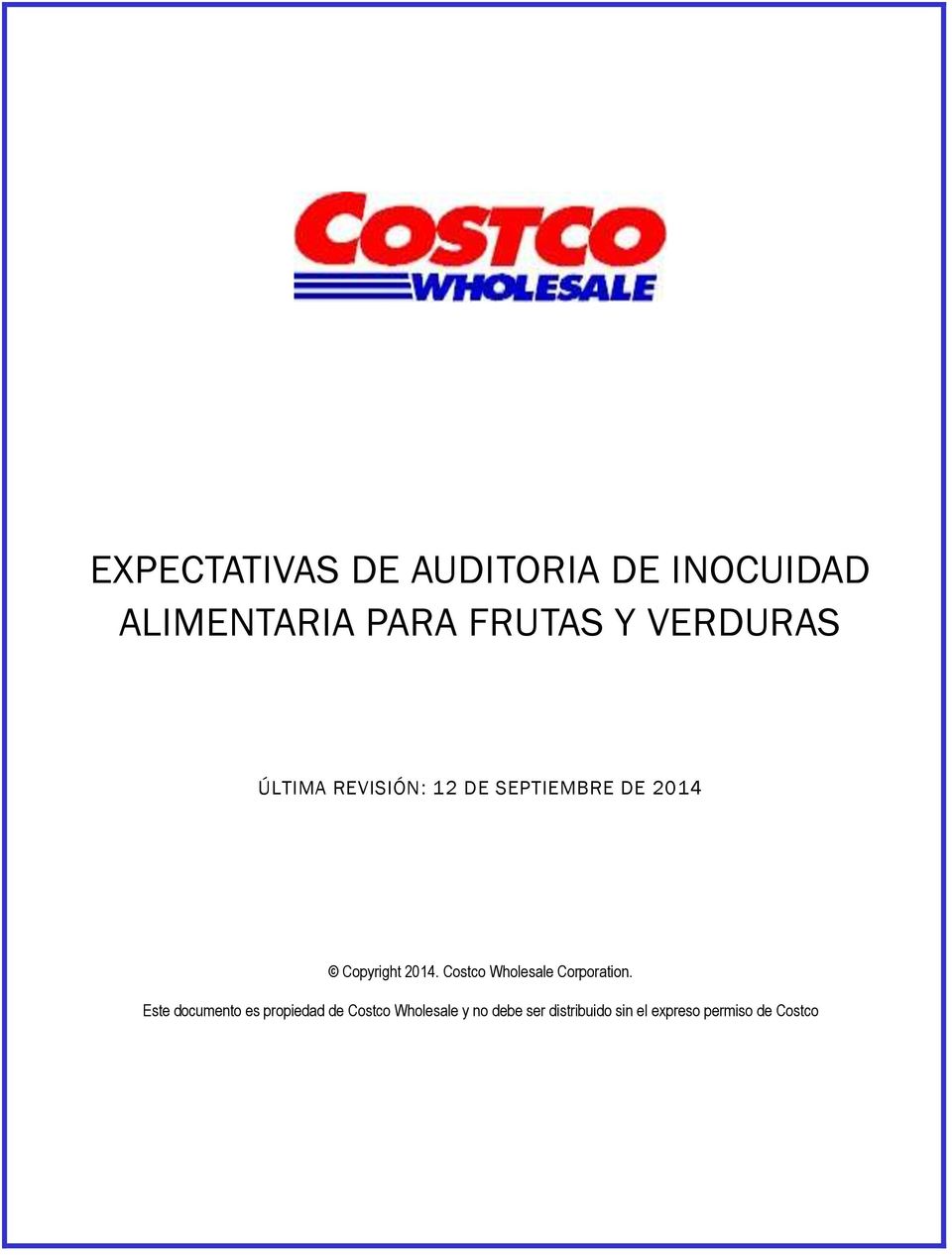 Costco Wholesale Corporation.