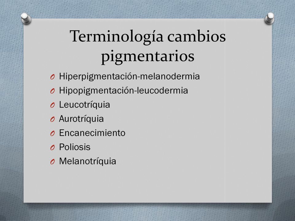 Hipopigmentación-leucodermia O