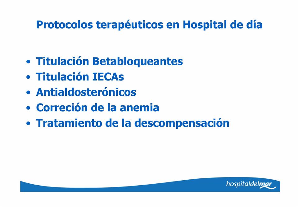 Titulación IECAs Antialdosterónicos