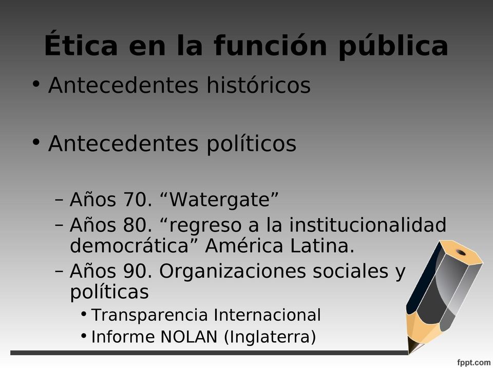 regreso a la institucionalidad democrática América Latina.