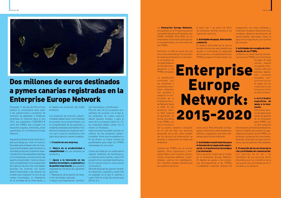 000,0 entre las PYMES que cumplían los requisitos exigidos, entre ellos, estar registradas en la Enterprise Europe Network.