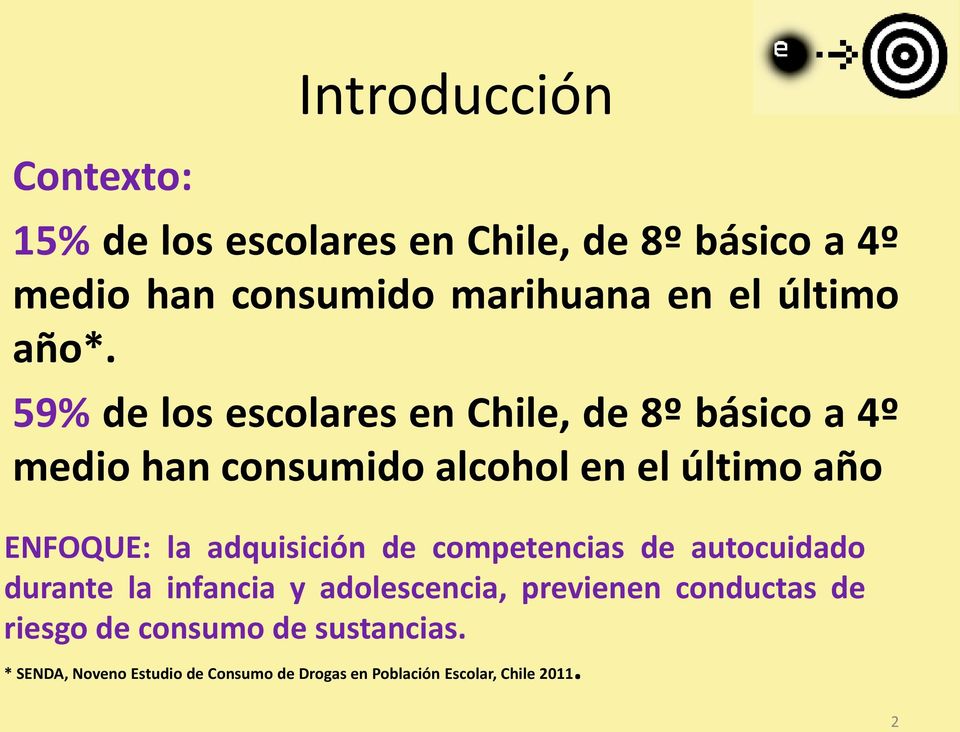 59% de los escolares en Chile, de 8º básico a 4º medio han consumido alcohol en el último año ENFOQUE: la