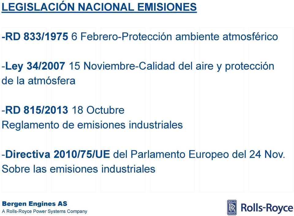 18 Octubre Reglamento de emisiones industriales -Directiva 2010/75/UE del Parlamento
