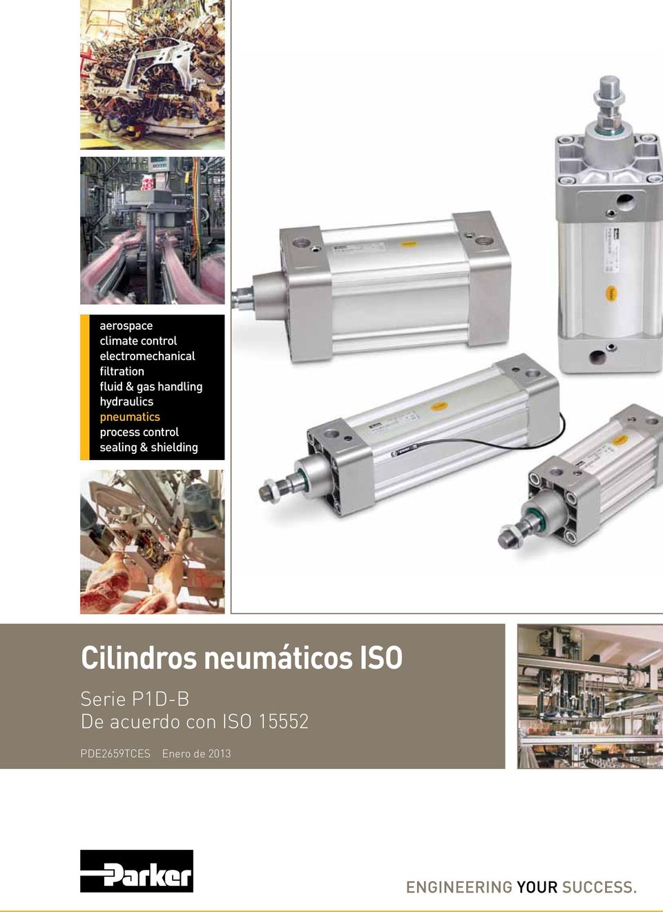 control sealing & shielding Cilindros neumáticos ISO
