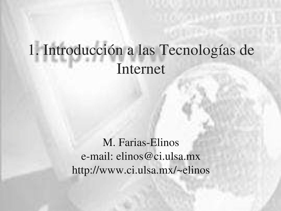 Farias-Elinos e-mail: