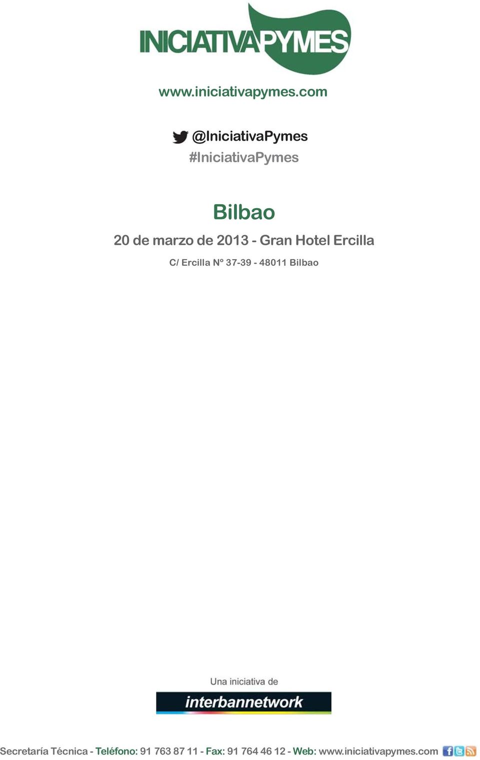 de 2013 - Gran Hotel Ercilla C/ Ercilla Nº 37-39 - 48011