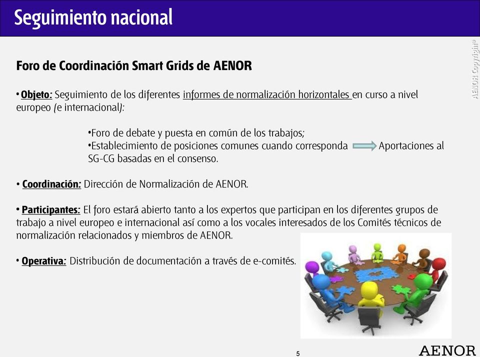 Aportaciones al Coordinación: Dirección de Normalización de AENOR.