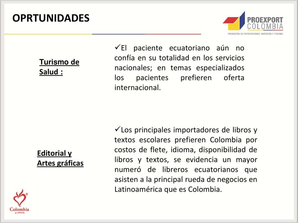 Editorial y Artes gráficas Los principales importadores de libros y textos escolares prefieren Colombia por costos de