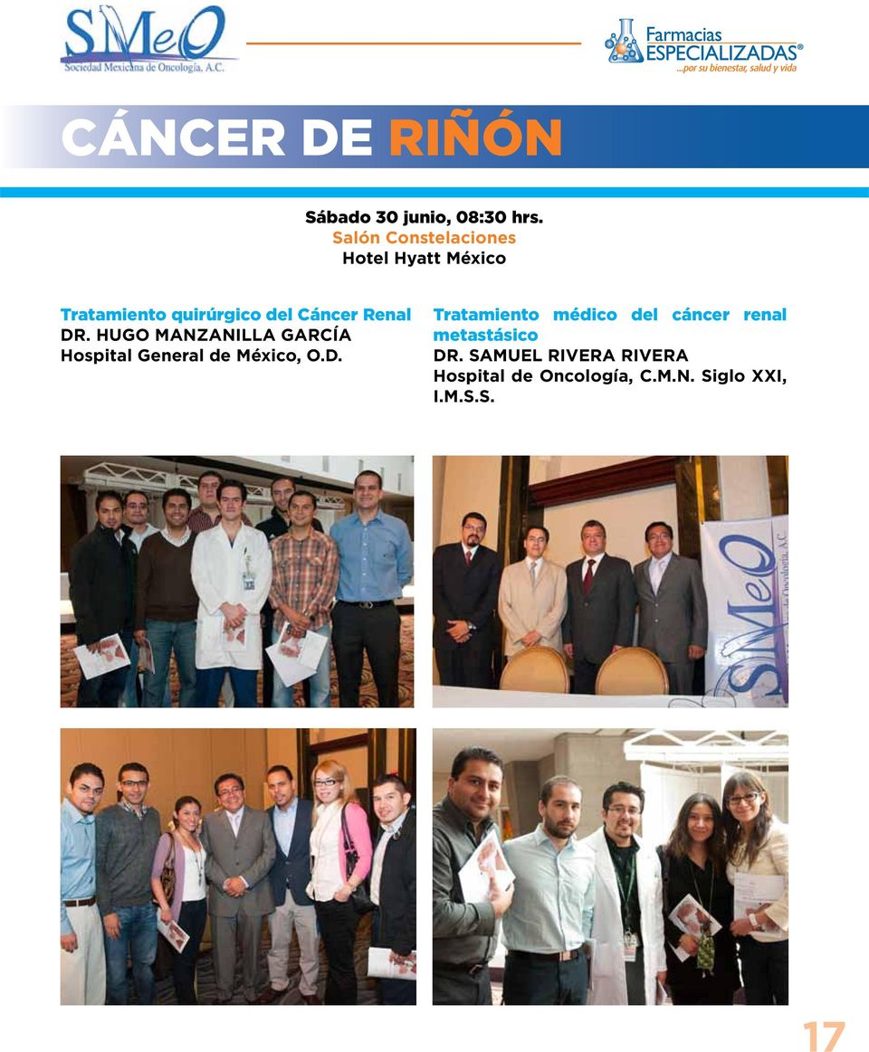 Renal DR. HUGO MANZANILLA GARCÍA Hospital General de México, O.D. Tratamiento médico del cáncer renal metastásico DR.