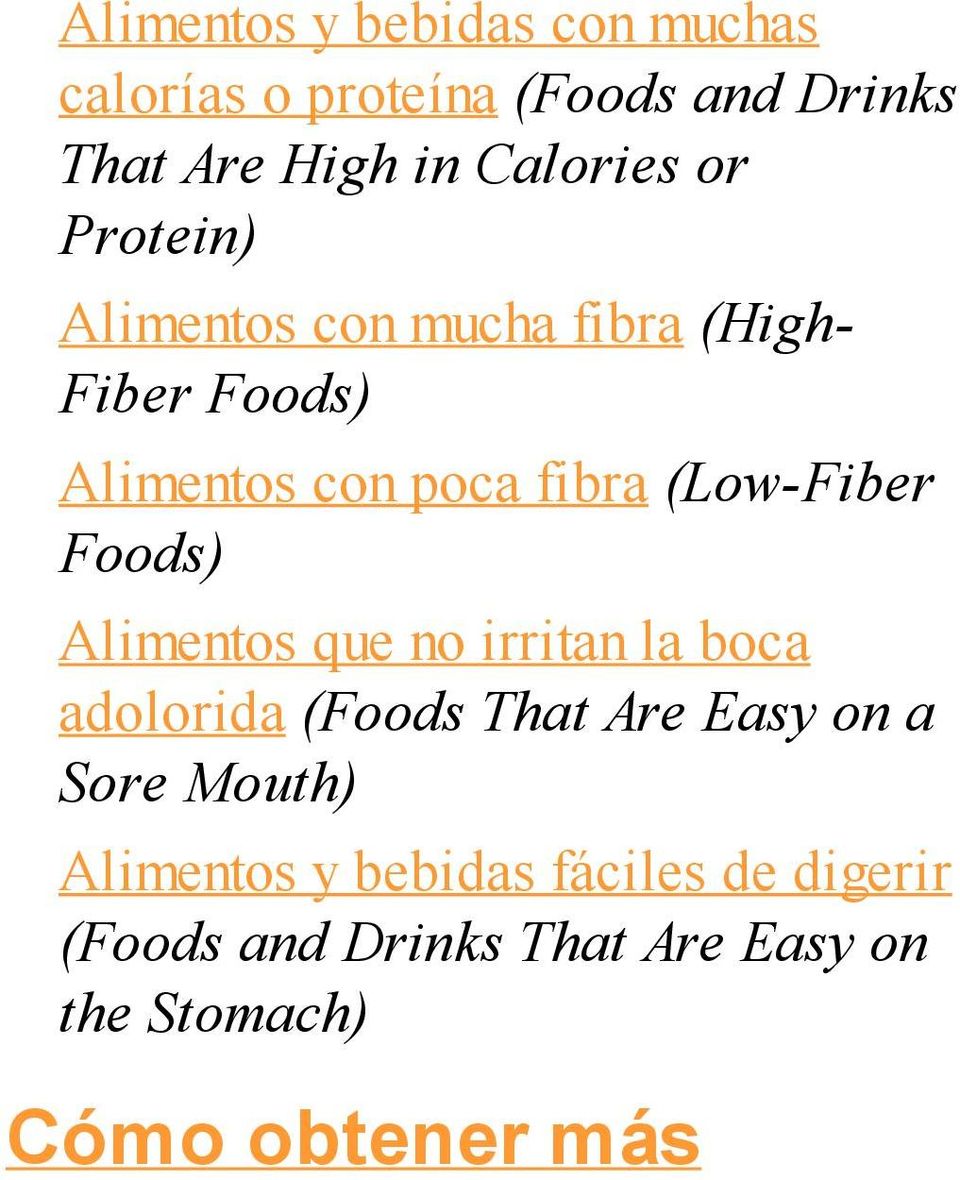 Foods) Alimentos que no irritan la boca adolorida (Foods That Are Easy on a Sore Mouth)