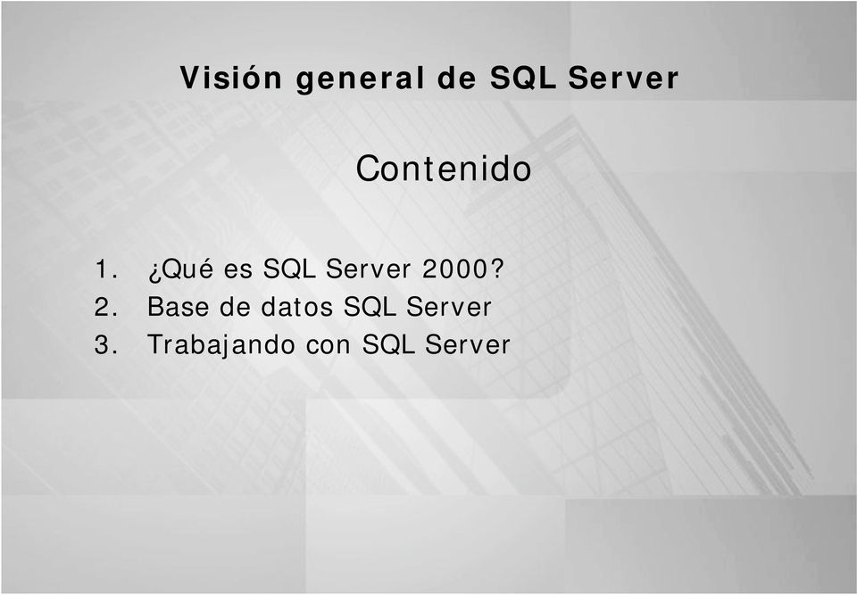 Qué es SQL Server 20