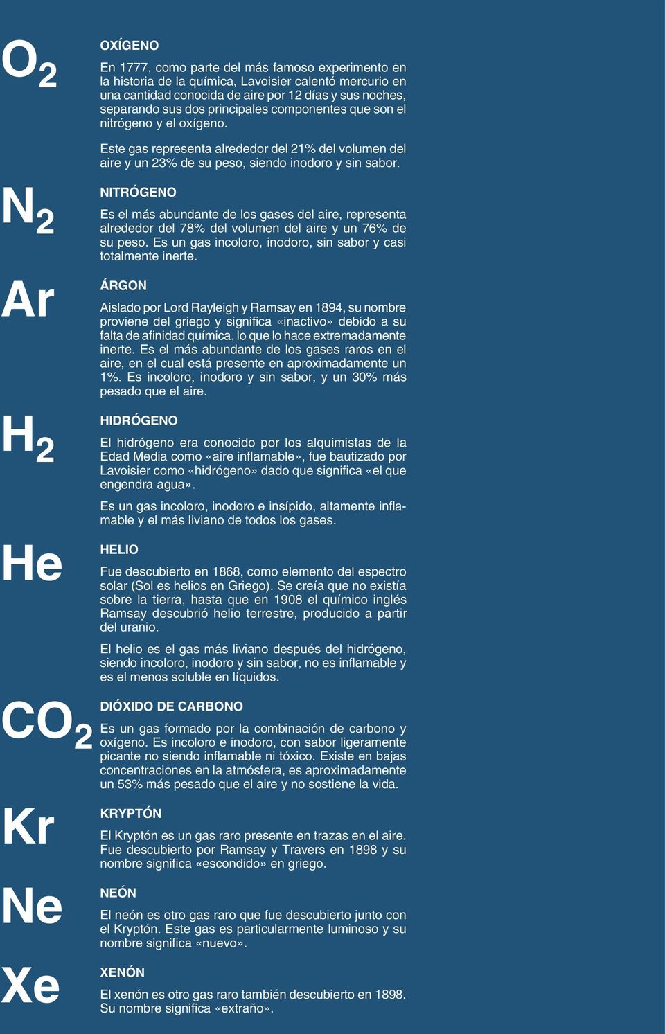 N 2 Ar H 2 He NITRÓGENO Es el más abundante de los gases del aire, representa alrededor del 78% del volumen del aire y un 76% de su peso.