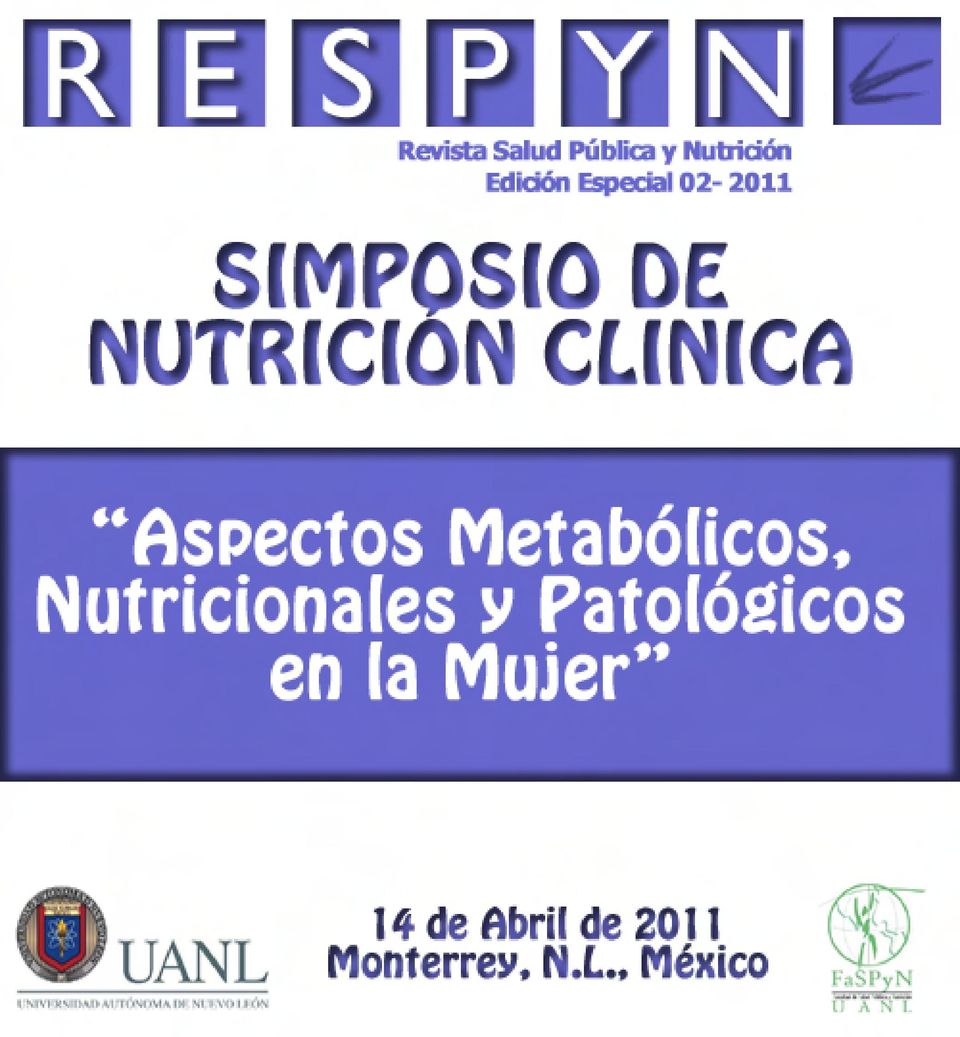 Aspectos Metabólicos, Nutricionales y Patológicos