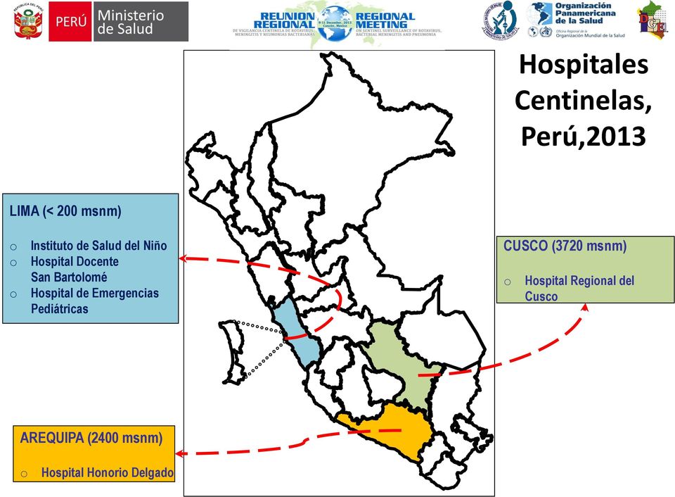Hospital de Emergencias Pediátricas CUSCO (3720 msnm) o