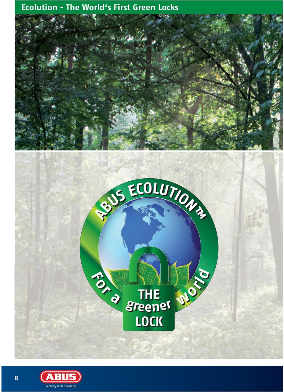 ABUS ECOLUTION For a greener