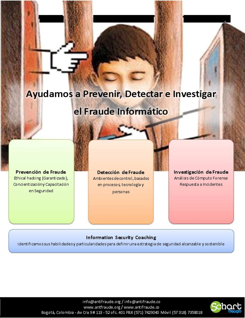 procesos, tecnología y personas Investigación de Fraude Análisis de Cómputo Forense Respuesta a Incidentes