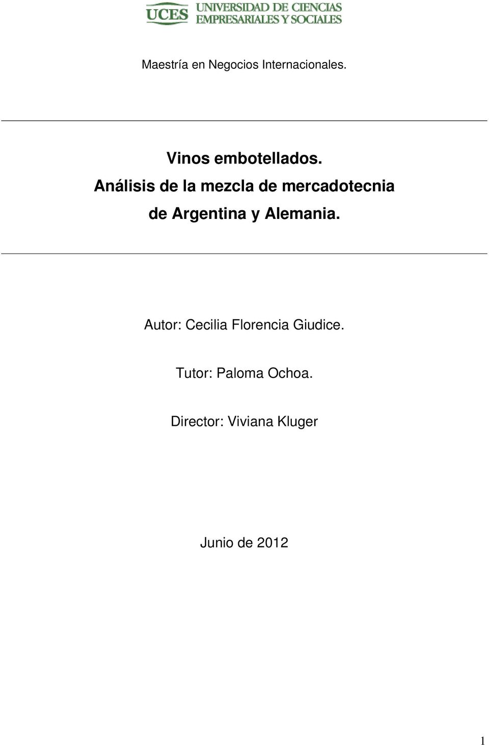 Análisis de la mezcla de mercadotecnia de Argentina y