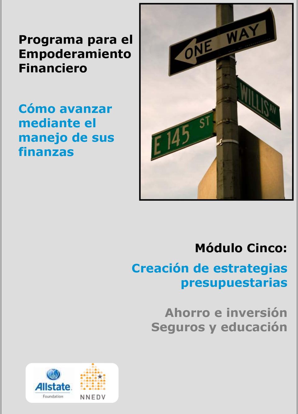 finanzas Módulo Cinco: Creación de