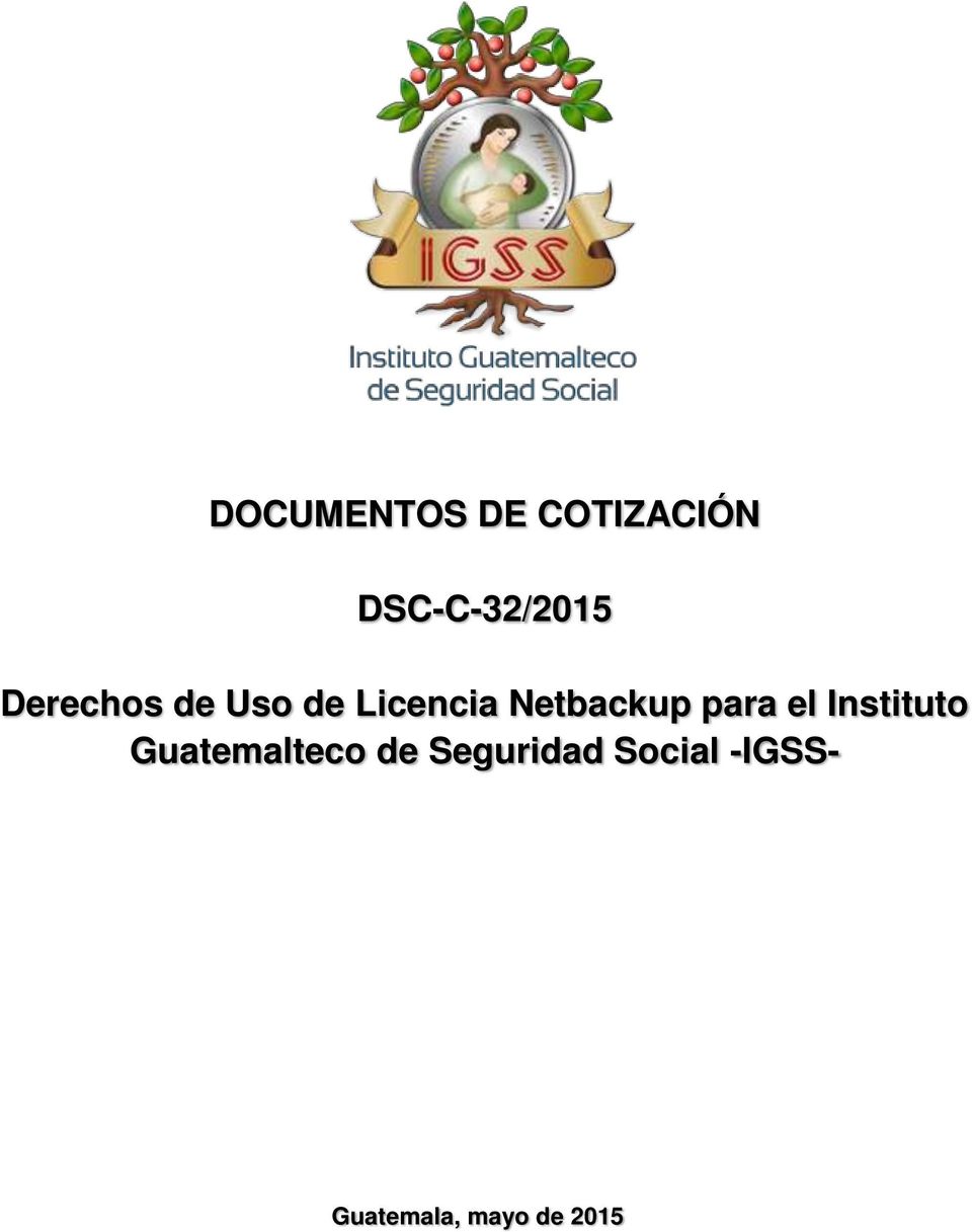 para el Instituto Guatemalteco de