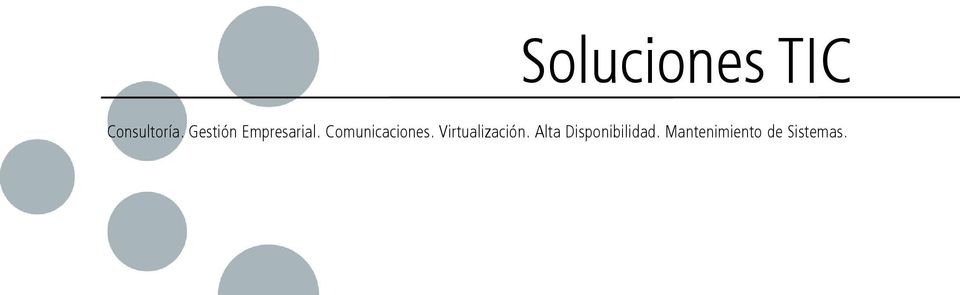 Comunicaciones. Virtualización.